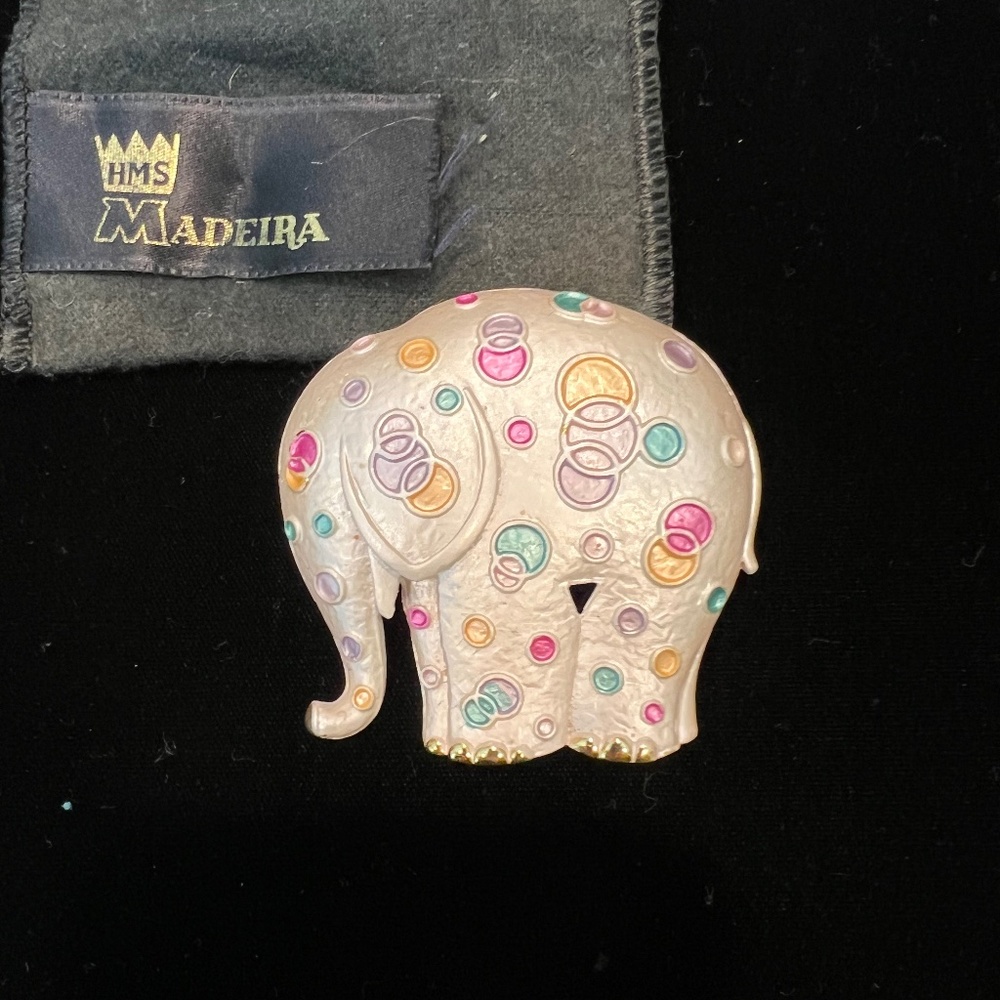 Vintage HMS Madeira brooch.